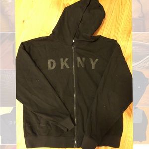Black zip up hoodie